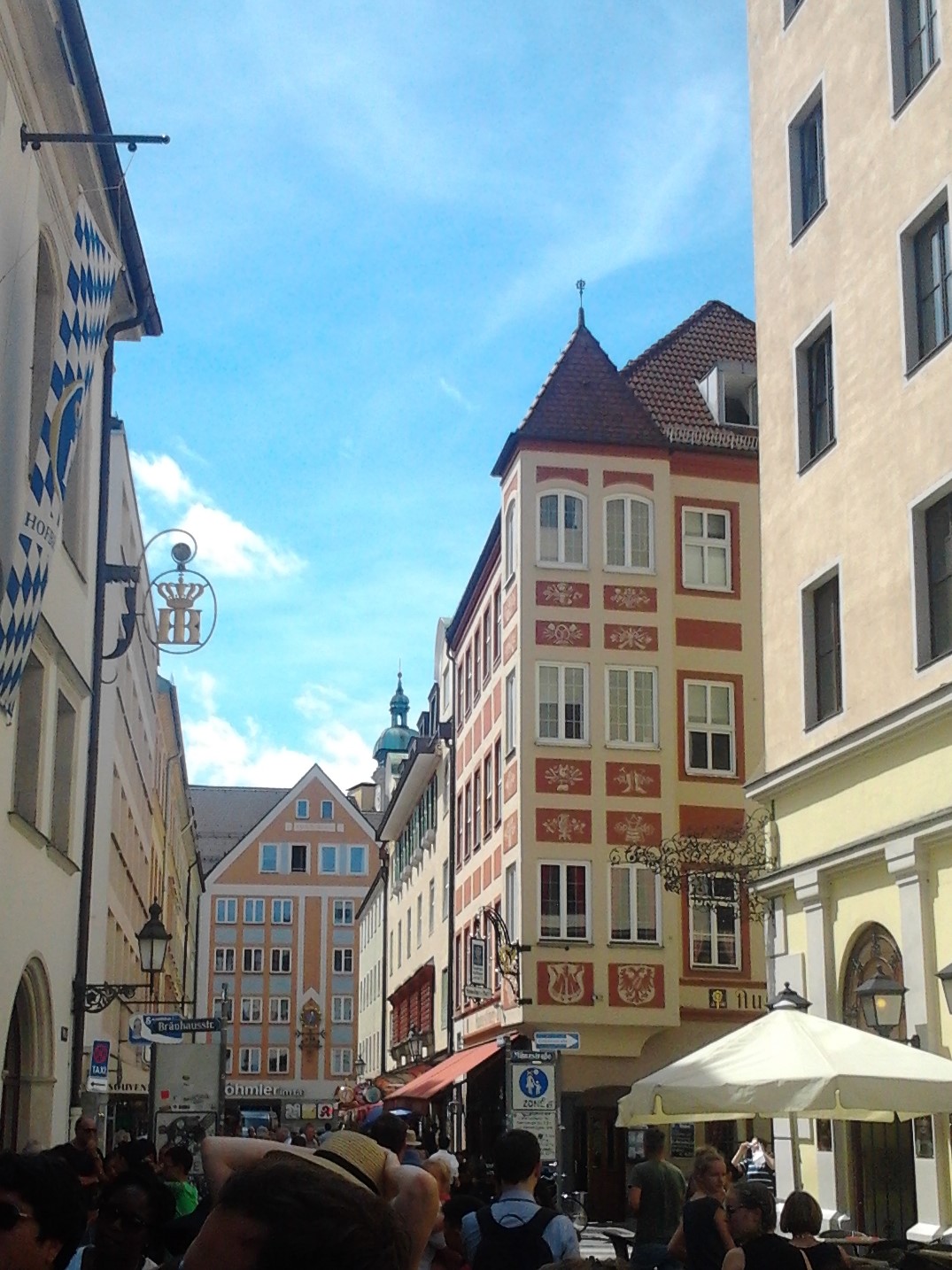 A typical street in Munich