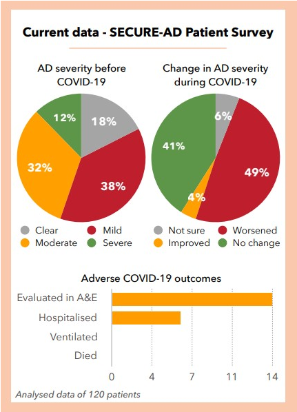 Update on the Analysis of COVID-19 Effects on People with Eczema